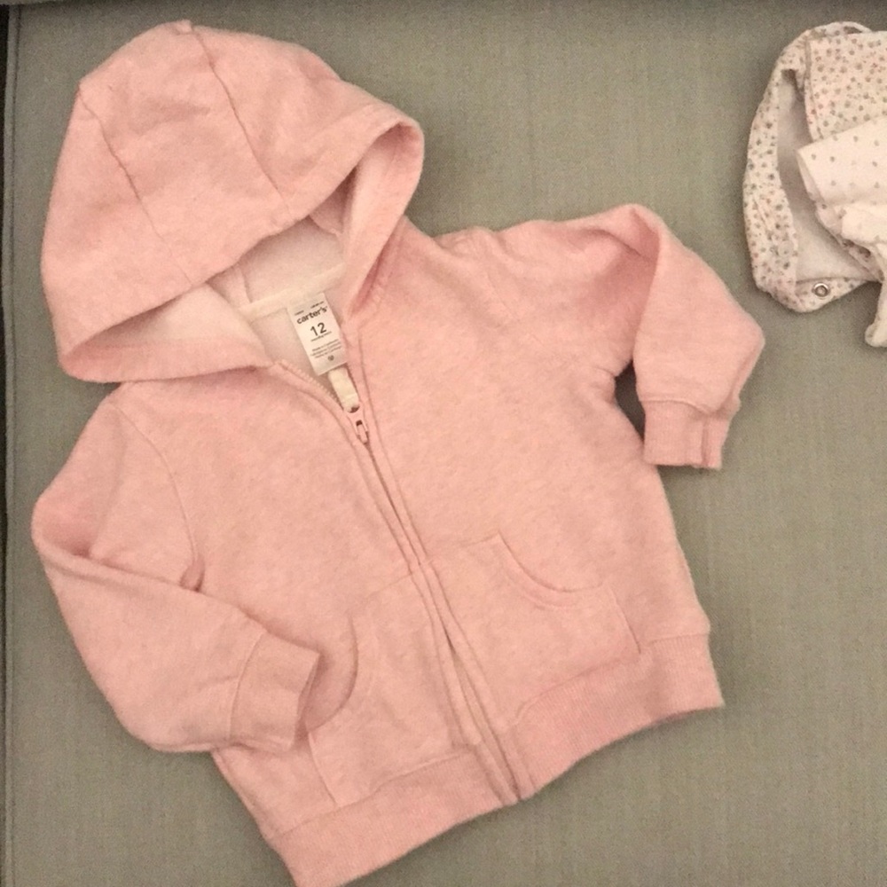 CARTERS Pink Hoodie Bundle Size 12 Month